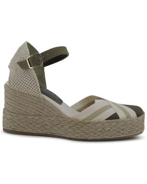 Paloma Barceló Sicily espadrilles mit hohem keilabsatz - Grau