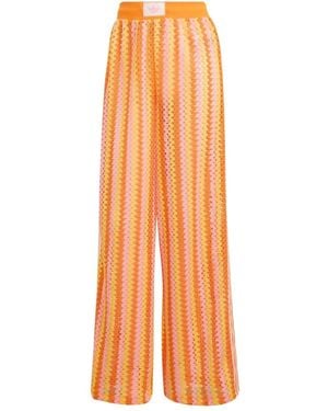 adidas Wide Trousers - Orange