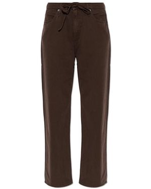 Rag & Bone Wide Trousers - Marron