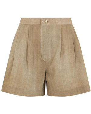 Ermanno Scervino Casual Shorts - Natural