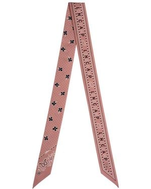 Longchamp Silky Scarves - Rosa