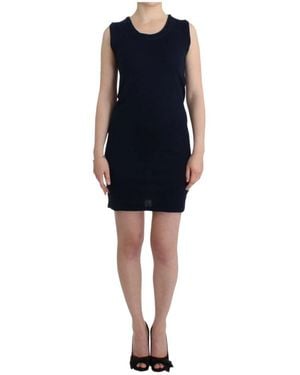 John Galliano Short Dresses - Blue