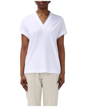 Brunello Cucinelli T-Shirts - Blanco