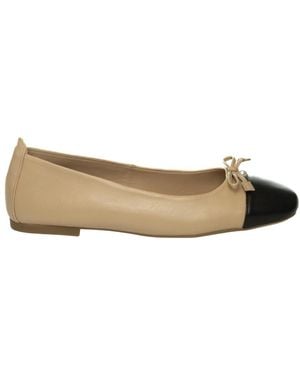 Unisa Schoenen ,Veelkleurig ,Leer Belle Leren Ballerina - Naturel