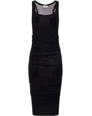 Elisabetta Franchi Midi Dresses - Black