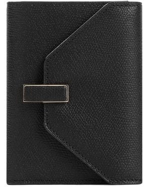 Valextra Iside Fold Wallet - Schwarz