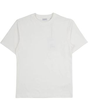 Burberry Tops ,Wit ,Katoen Ryan Katoenen T-Shirt