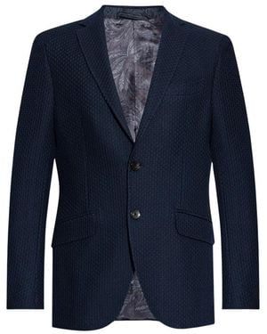 Etro Strukturierter Blazer - Blau