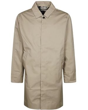 Barbour Single-Breasted Coats - Natural