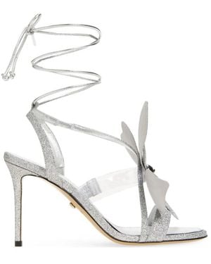 Mach & Mach High Heel Sandals - Blanc