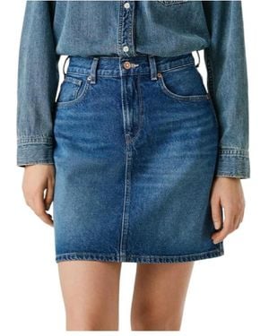 Pepe Jeans Denim Skirts - Blue