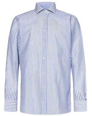 Franzese Collection Formal Shirts - Blauw