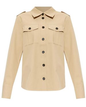 Baum und Pferdgarten Overhemden ,Polyester Meva Shirt - Naturel