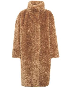 Herno Faux Fur & Shearling Jackets - Marron