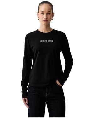 PINKO Long Sleeve Tops - Nero