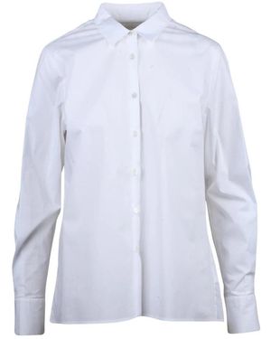 Robert Friedman Overhemden ,Wit ,Katoen Button-Down Shirt - Blauw