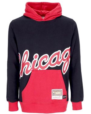 Mitchell & Ness Hoodies - Red