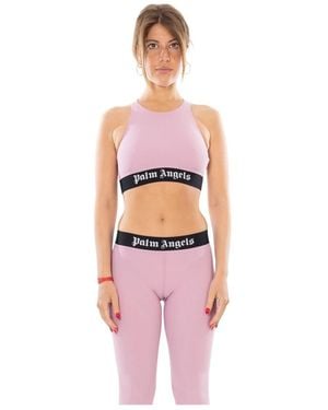 Palm Angels Classic Logo Sport Top - Pink