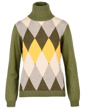 Ballantyne Cashmere Knitwear - Vert