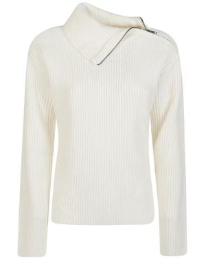 P.A.R.O.S.H. Ladybird Long Sleeve Sweater - Wit