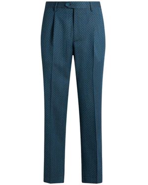 Etro Broeken ,Blauw ,Suit Broeken