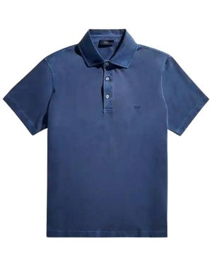 Fay Polo Shirts - Blue