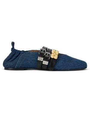 Ganni Ballerinas - Blue