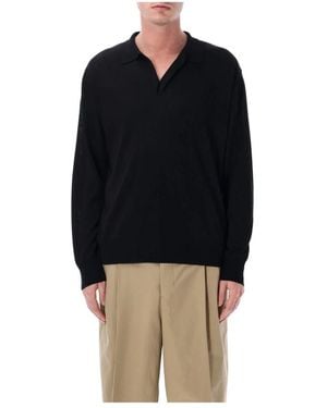 Roberto Collina V-Neck Knitwear - Black