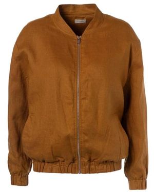 JC Sophie Bomber Jackets - Marrón