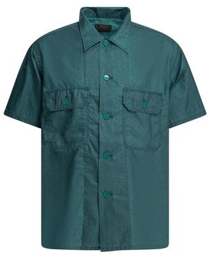 Beams Plus Short Sleeve Shirts - Verde