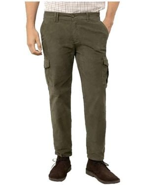 Scotta Slim-Fit Trousers - Green