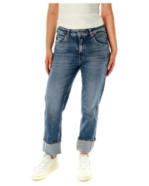 Le Temps Des Cerises Straight Jeans - Azul