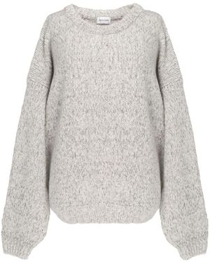 Scaglione Round-Neck Knitwear - Gris