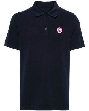 Canada Goose Polo Shirts - Blue