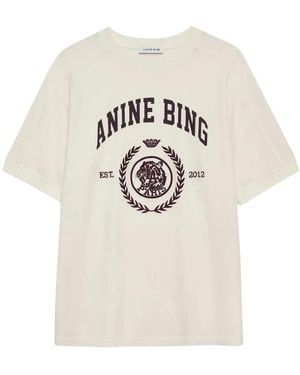 Anine Bing T-Shirts - Blanco