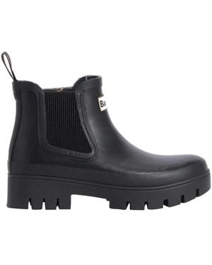 Barbour Halton Ankle Wellingtons - Black