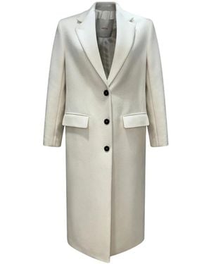 Jucca Single-Breasted Coats - Bianco