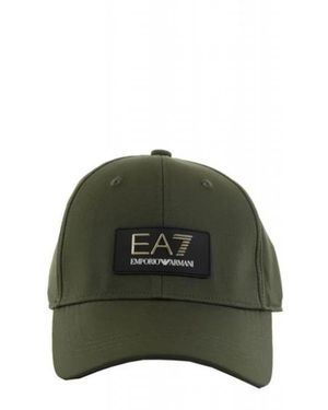 EA7 Accessoires ,Groen ,Katoen Logo Cap