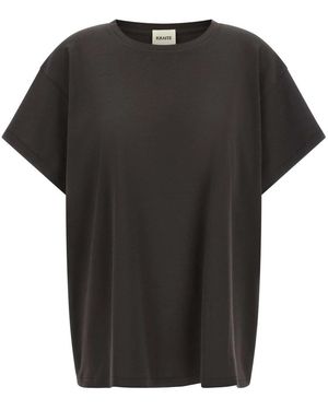KHAITE Winsley T-Shirt - Zwart