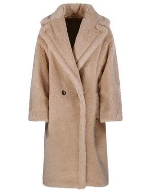 Max Mara Faux Fur & Shearling Jackets - Neutro