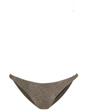 Cortana Bikini Culotte - Metallic