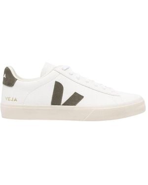 Veja Schoenen ,Wit ,Katoen Campo Leren Sneaker