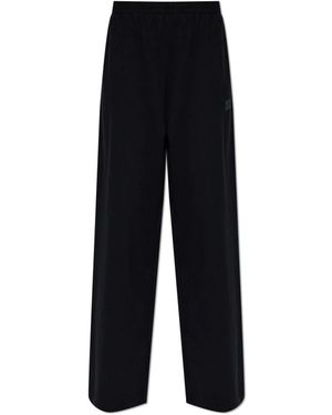 American Vintage Gixy Wide-Leg Sweatpants - Zwart