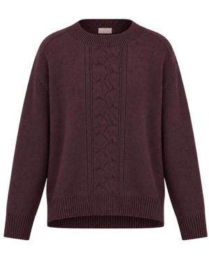 Marella Round-Neck Knitwear - Violet