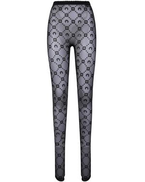 Marine Serre Leggings - Blue