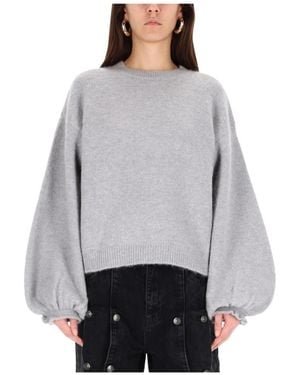 ROTATE BIRGER CHRISTENSEN Round-Neck Knitwear - Gris