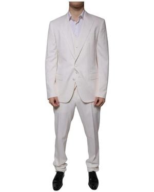 Dolce & Gabbana Single Breasted Suits - Grey