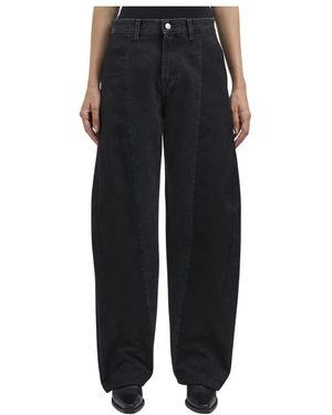 Haikure Wide Jeans - Negro