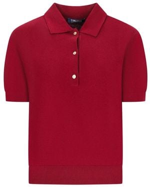 Max Mara Pomposa Poloshirt - Rood