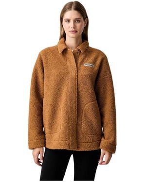 Columbia Fitness ,Bruin ,Wol Panorama Sherpa Fleece Shirt Jacket